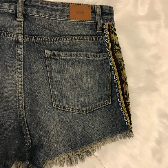 BDG Aztec Freja Denim Shorts - Picture 8 of 10